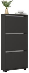 cumpără Raft pentru încălțăminte Mobildor-Lux Leo Slim 60x16x125H cm Anthracite în Chișinău 