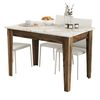 cumpără Masă Trendy Kiev 506-Nuc, Alb 110x75x72cm în Chișinău 