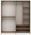 купить Шкаф Trendy Elina-7926, 185x208x52cm в Кишинёве 