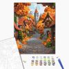 cumpără Tablou pe numere BrushMe BS54183FC 40х50cm (fără cutie) Orășelul din octombrie în Chișinău 