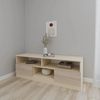 cumpără Comodă TV Smartex (16344) Т6 140cm TV Ivory+Stejar Deschis în Chișinău 