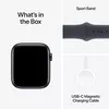 cumpără Ceas inteligent Apple Watch SE 2024 GPS 40mm Midnight Aluminium Case with Midnight Sport Band - S/M MXE73 în Chișinău 