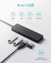 cumpără Adaptor IT Anker 4-Port USB 3.0 Ultra Slim Data Hub, black în Chișinău 