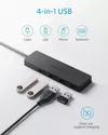 купить Переходник для IT Anker 4-Port USB 3.0 Ultra Slim Data Hub, black в Кишинёве 