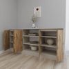 cumpără Comodă Smartex (16303) Т5 160cm Kashemir+Stejar Inchis în Chișinău 