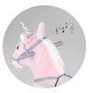 купить Детское кресло-качалка Chipolino RHWL02402PINK Лошадка на колесах Pink в Кишинёве 