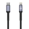 cumpără Cablu telefon mobil Tellur TLL155384 Cable Type-C - Lightning, Nylon, 1m, 2A, PD18W în Chișinău 