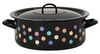 cumpără Cratiță Promstore 54145 Cratita emailata Buline colorate 20cm, 2.8l, capac din metal în Chișinău 