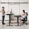 купить Офисный стол Sense7 Nojo Light 140x70 Black в Кишинёве 