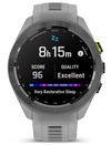 cumpără Ceas inteligent Garmin Approach® S70 42 mm Black Ceramic Bezel with Powder Grey Silicone Band (010-02746-11) în Chișinău 