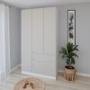 купить Шкаф Smartex (15870) N15 120cm Alb+Kashemir в Кишинёве 
