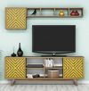 купить Стенка Trendy Inci, Nuc, Galben 160x56x35cm в Кишинёве 