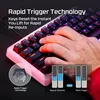 купить Игровая клавиатура HyperX BN7S3AA#ABA Alloy Origins 2 PRO 65 Magnetic Gaming Keyboard (US Layout), Black в Кишинёве 