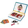 купить Настольная игра Janod J02716 Magnetic book Funny faces of boys 70pcs в Кишинёве 