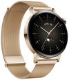 Huawei Watch GT 3 42mm, Elegant Light Gold Milanese Strap 