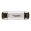 .512TB  Transcend Portable SSD ESD310S Silver, USB-A/C 3.2 (71.3x20x7.8 mm, 11g, R/W:1050/950 MB/s) 