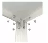 cumpără Raft de depozitare Nex Home Raft metalic Elegant 1840x950x440 mm, 5 rafturi metal, white în Chișinău 