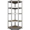 cumpără Raft de depozitare Nex Home Raft metalic colț Budget 1800x900x400x705mm, 5 nivele MDF, galvanizat în Chișinău 