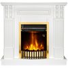 купить Камин электрический ArtFlame Veronix & Gala Gold, 1000x1050x300mm, Alb в Кишинёве 