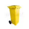 купить Бак мусорный 240 л (HDPE) на колесах (желтый) UNIPLAST TR в Кишинёве 