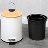 купить Урна для мусора Kesper 90165 Caldare gunoi 3L metal alb в Кишинёве 