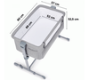 Кроватка co-sleeper Kinderkraft Neste UP grey 