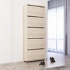 купить Полка для обуви Mobildor-Lux Leo 60x27x203H cm Sonoma в Кишинёве 
