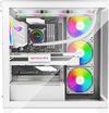 купить Корпус для ПК Xilence X818.W.ARGB Xilent White Gleam, ATX Case, without PSU в Кишинёве 