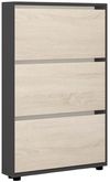 купить Полка для обуви Mobildor-Lux Leo Slim 50x16x125H cm Anthracite/Sonoma в Кишинёве 