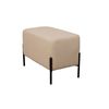 купить Пуф Nex Home Bancheta Teddy, picioare metal, 63x34x42cm, 51 Bej deschis в Кишинёве 