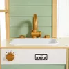 купить Игрушечная кухня и посуда Premaman PJQKDA-CCC-UNQ Bucatarie din lemn cu accesorii Verde в Кишинёве 