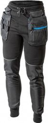 cumpără Echipament de protecție personală Hoegert HT5K902-M Pantaloni de trening de lucru TREBEL negru M(50) în Chișinău 