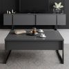 купить Журнальный столик Hanah Home Luxe Anthracite Black в Кишинёве 