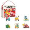 cumpără Puzzle Mideer MD1459 Puzzle Vehicule de Construcție, 6 în 1 în Chișinău 