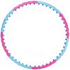 cumpără Echipament de gimnastică Thunder Cerc Hula-Hop cu masaj, D98, 1kg, Pink-Blue (05TS-01-PINKBLUE) în Chișinău 