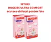 1 Set 2 pachete scutece-chiloţel Huggies pentru fetiţă 4  (9-14 kg), 2x52 buc.