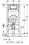 cumpără Rezervor WC Geberit Duofix Sigma 111.300.00.6 în Chișinău 