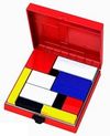 cumpără Puzzle Eureka 473553 Ah!Ha Mondrian Blocks -Red Edition în Chișinău 