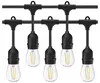 cumpără Ghirlandă Promstore 36695 Ghirlanda de exterior Party Lights 20 LED alb cald, 12.5 m, negru în Chișinău 