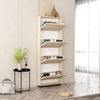 купить Полка для обуви Mobildor-Lux Leo Slim 70x16x164H cm Sonoma/Anthracite в Кишинёве 