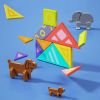 cumpără Puzzle Hola Toys E7982 Jucarie tangram animale cu magnet în Chișinău 