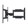 Wall Mount  Gembird "WM-75ST-02" Black 32"-75", 45kg VESA:up 600x400, Wall dist:55~490mm,±50°,-5/+8° 