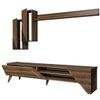 cumpără Set mobilă living Trendy Beril, Nuc 180x40x37cm în Chișinău 