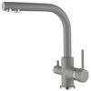 купить Смеситель кухонный Helika-AquaSanita 2663L-221 AKVADUO LONG Light grey в Кишинёве 