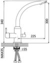 cumpără Bateria bucătărie Marrbaxx G011Q7 în Chișinău 