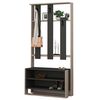 купить Мебель для прихожей Trendy Chester Light Mocha, Antracit, 90x180x36cm (GTR001329) в Кишинёве 