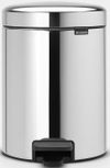 купить Урна для мусора Brabantia 11 26 21 NewIcon 5L, Brilliant Steel в Кишинёве 