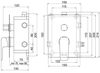 купить Смеситель для душа Ferro TINA BOX38051RX.0 в Кишинёве 