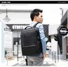 купить Классический рюкзак Arctic Hunter B00120С для ноутбука 15.6", с USB портом, водонепроницаемый, чёрный в Кишинёве 