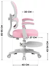 cumpără Fotoliu de birou Mark Adler Junior 4.4 Pink în Chișinău 